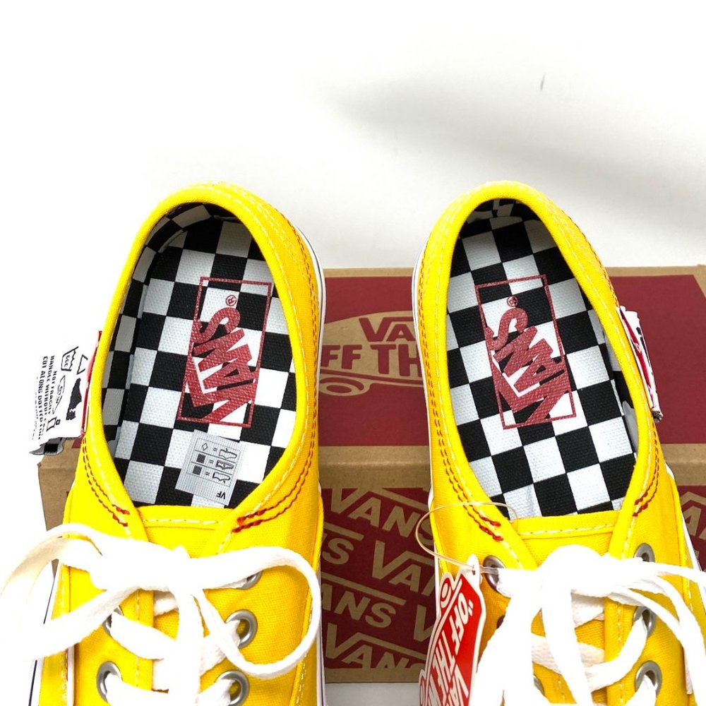 🌹 Spring Sale 🌹 VANS Authentic Hc Diy Lemon Canvas Women's Size 7 VN0A4UUC1AE - Picture 5 of 15